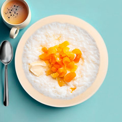 Каша рисовая с медом, курагой и миндалем ЕМ Диета