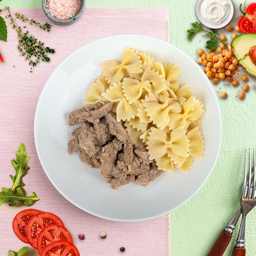 turkey-satsivi-with-nut-sauce-and-farfalle