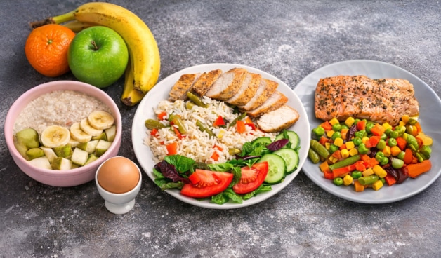 Схема интервального голодания 16/8 с окном питания 8 часов и периодом голодания 16 часов