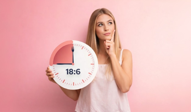 схема интервального голодания 18/6 с окном питания 6 часов и периодом голода 18 часов