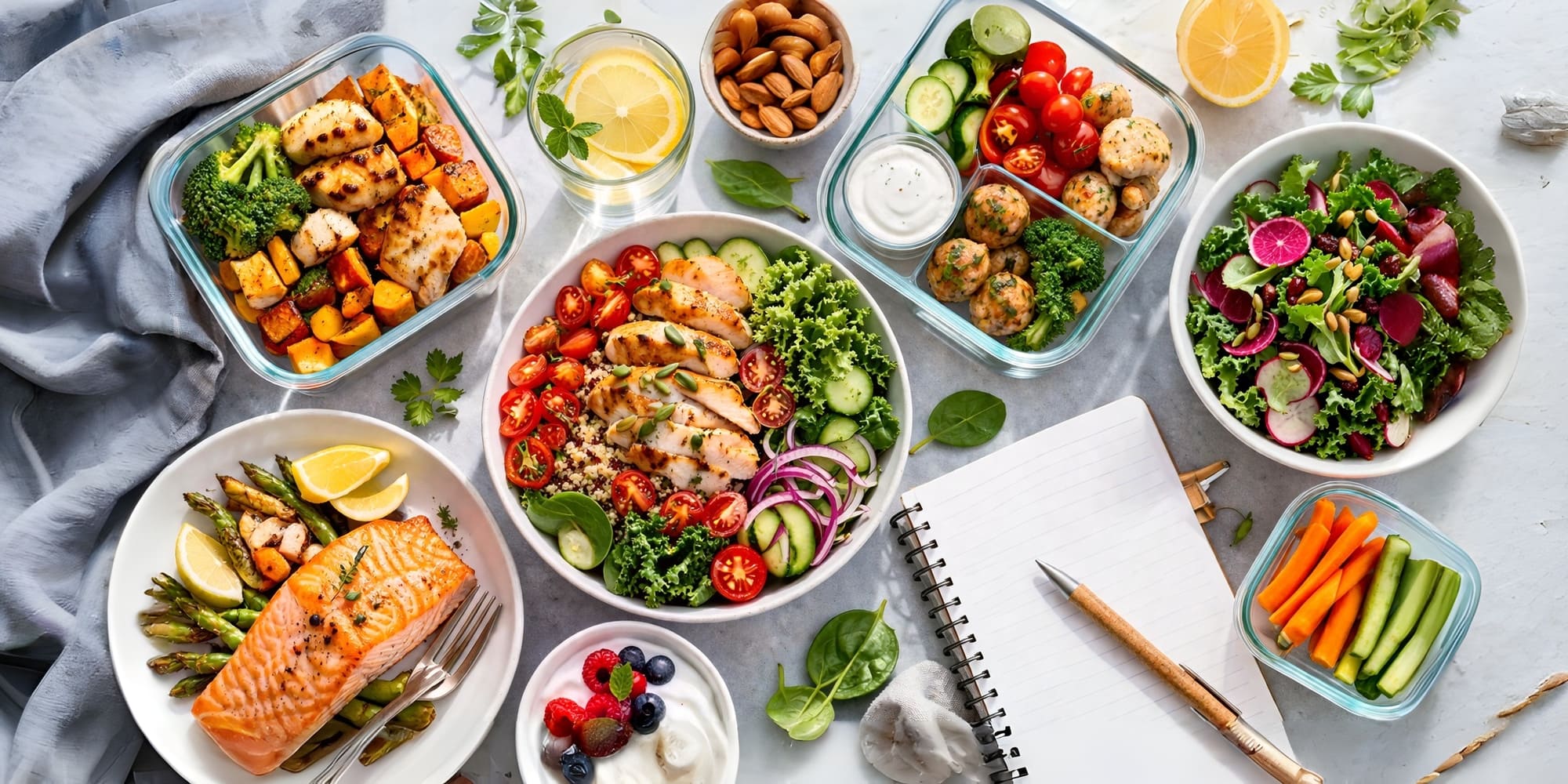 Недельный план питания для похудения с разнообразным рационом